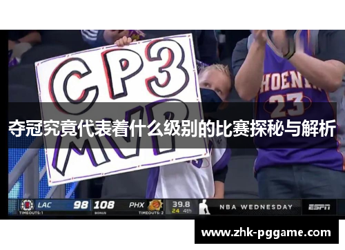 夺冠究竟代表着什么级别的比赛探秘与解析